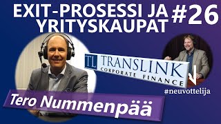 Thumbnail for podcast episode: #neuvottelijat 26 - EXIT-prosessi ja yrityskaupat (Tero Nummenpää)