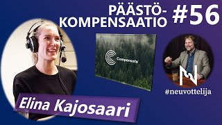 Thumbnail for podcast episode: #neuvottelija 56 - Päästökompensointi (Elina Kajosaari)