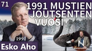 Thumbnail for podcast episode: Esko Aho 1991 Mustien joutsenten vuosi #neuvottelija 71