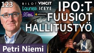 Thumbnail for podcast episode: IPOt Fuusiot ja Hallitustyö Petri Niemi #neuvottelija 123