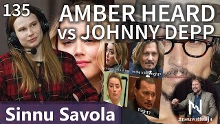 Thumbnail for podcast episode: Amber Heard vs Johnny Depp Sinnu Savola oikeudenkäynti #neuvottelija 135