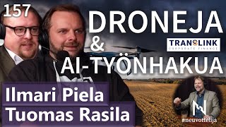 Thumbnail for podcast episode: Droneja AI-työnhakua Ilmari Piela Tuomas Rasila #neuvottelija 157