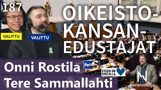 Thumbnail for podcast episode: Oikeistokansanedustajat Onni Rostila Tere Sammallahti #neuvottelija 187