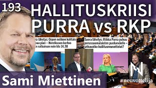 Thumbnail for podcast episode: Hallitusneuvottelukriisi ohi - Purra vs RKP Sami Miettinen #neuvottelija 193