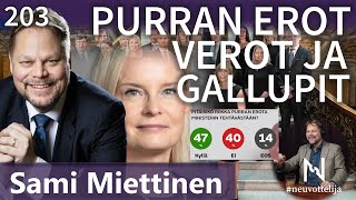 Thumbnail for podcast episode: Purran ja ministerien erot verot ja gallupit Sami Miettinen #neuvottelija 203