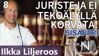 Thumbnail for podcast episode: Juristeja ei korvata tekoälyllä Suomessa Ilkka Liljeroos  #neuvottelija Sisäpiiri 8