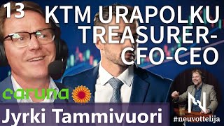 Thumbnail for podcast episode: Platinum #neuvottelija 13 Jyrki Tammivuori KTM Urapolku Treasurer CFO CEO