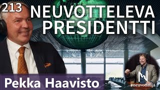 Thumbnail for podcast episode: Neuvotteleva Presidentti Pekka Haavisto #neuvottelija 213