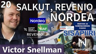 Thumbnail for podcast episode: #neuvottelija Sisäpiiri 20 Victor Snellman Salkkuvertailu Revenio Nordea