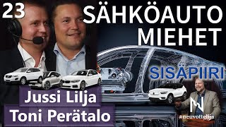 Thumbnail for podcast episode: Sähköautomiehet Jussi Lilja Toni Perätalo #neuvottelija Sisäpiiri 23