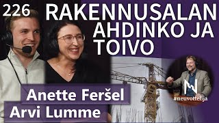 Thumbnail for podcast episode: Rakennusalan ahdinko ja toivo Arvi Lumme Anette Feršel #neuvottelija 226