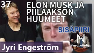 Thumbnail for podcast episode: Elon Musk ja Piilaakson huumeet Jyri Engeström #neuvottelija Sisäpiiri 37