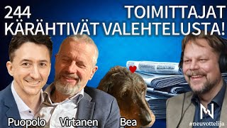 Thumbnail for podcast episode: Toimittajat kärähtivät valehtelusta | Puopolo Virtanen | #neuvottelija 244