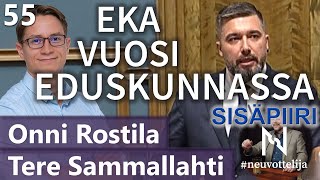 Thumbnail for podcast episode: Rostila Sammallahti eka vuosi eduskunnassa #neuvottelija Sisäpiiri 55