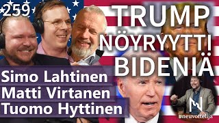 Thumbnail for podcast episode: Trump nöyryytti Bideniä Hyttinen Virtanen Lahtinen #neuvottelija 259