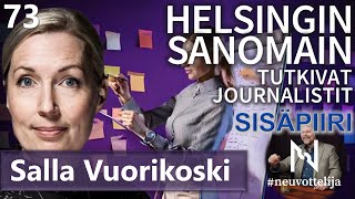 Thumbnail for podcast episode: Helsingin Sanomain tutkivat journalistit Sanna Vuorikoski #neuvottelilja Sisäpiiri 73