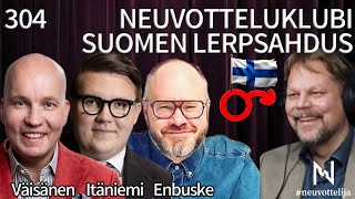 Thumbnail for podcast episode: Neuvotteluklubi | Väisänen Enbuske Itäniemi Suomen lerpsahdus | #neuvottelija 304
