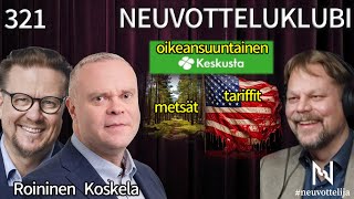 Thumbnail for podcast episode: Keskusta tariffit metsä | Koskela Roininen | #neuvottelija 321