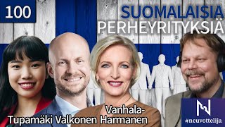Thumbnail for podcast episode: Suomalaisia perheyrityksiä  | Vanhala-Harmanen Valkonen Tupamäki | #neuvottelija Sisäpiiri 100