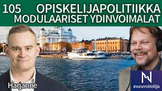 Thumbnail for podcast episode: Opiskelijapolitiikka Modulaariset ydinvoimalat | Harjanne | #neuvottelija Sisäpiiri 105
