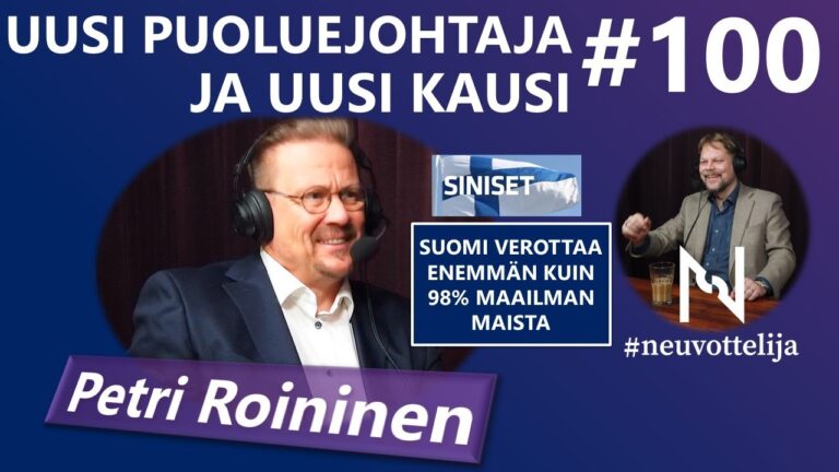 #neuvottelija 100 - Uusi puoluejohtaja ja Uusi kausi (Petri Roininen)